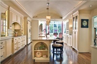 Open Traditional Kitchen by Melissa Morgan Sutherland