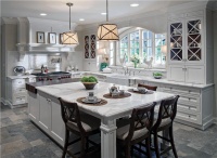 Classic Contemporary Kitchen by Drury Design