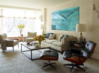 Casual Contemporary Living Room by Gideon Mendelson