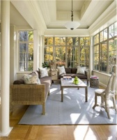 Open Transitional Family Room by Jed Johnson Associates