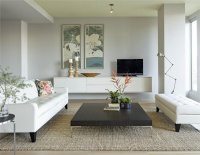 Light Contemporary Living Room by Jessica Helgerson