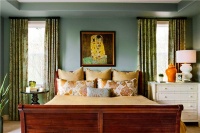 Cozy Contemporary Bedroom by Garrison Hullinger