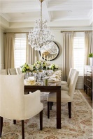 Formal Transitional Dining Room by Jeffrey and Deborah Fisher