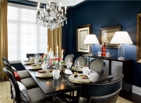 Elegant Transitional Dining Room by Jane Lockhart