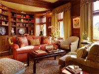 Elegant Traditional Library by Suzanne Tucker