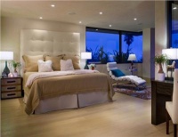 Elegant Contemporary Bedroom by Lori Dennis