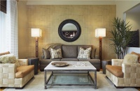 Relaxing Contemporary Living Room by Jacquelyn Armour