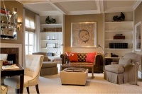 Classic Transitional Living Room by Tony Cappoli