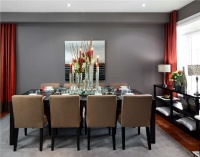 Elegant Contemporary Dining Room by Jane Lockhart