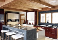 Casual Transitional Kitchen by Weinreb Schultz Design Associates