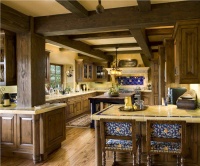 Cozy Country/Rustic Kitchen by Tanya Shively, ASID, LEED AP