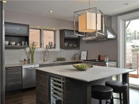 Sunny Contemporary Kitchen by Susan Fredman