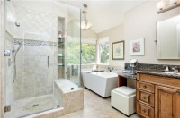 Airy Contemporary Bathroom by Pamela Green