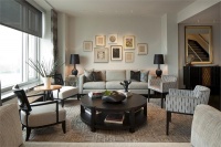 Classic Contemporary Living Room by Michael Abrams