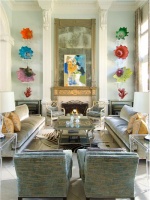 Formal Contemporary Living Room by Mary Anne Smiley