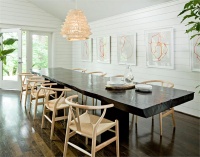 Sunny Contemporary Dining Room by Jessica Helgerson