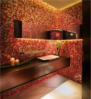 Dramatic Contemporary Bathroom by Pepe Calderin