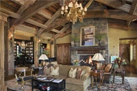 Cozy Country/Rustic Living Room by Jerry Locati