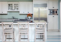 Casual Transitional Kitchen by Tobi Fairley