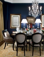 Elegant Transitional Dining Room by Jane Lockhart