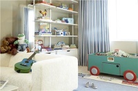 Casual Contemporary Kid's Room by Lori Dennis