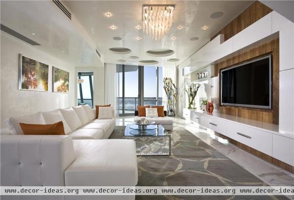 Elegant Contemporary Living Room by Renata Pfuner