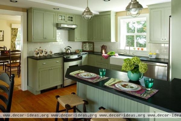 Casual Traditional Kitchen by Wendy Johnson