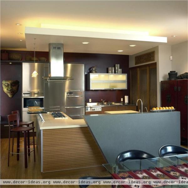 Casual Contemporary Kitchen by Troy Adams Design