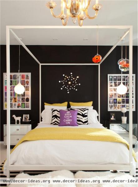 Casual Contemporary Bedroom by Deborah Wecselman