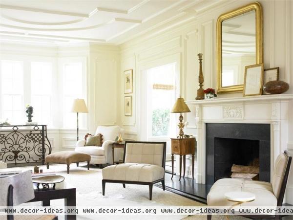 Elegant Transitional Living Room by Carter Kay