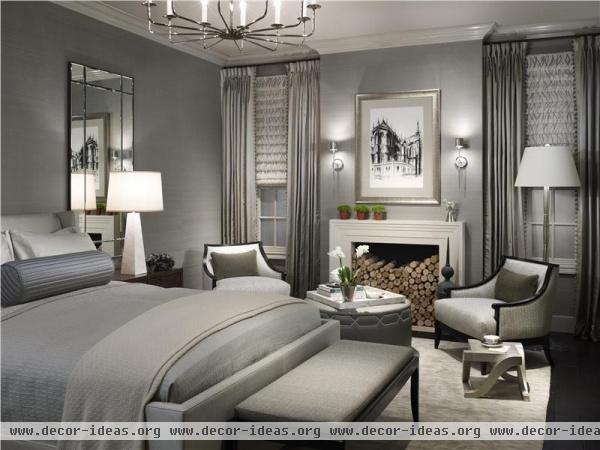 Elegant Transitional Bedroom by Michael Abrams