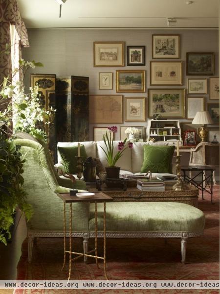 Elegant Traditional Living Room by Charlotte Moss