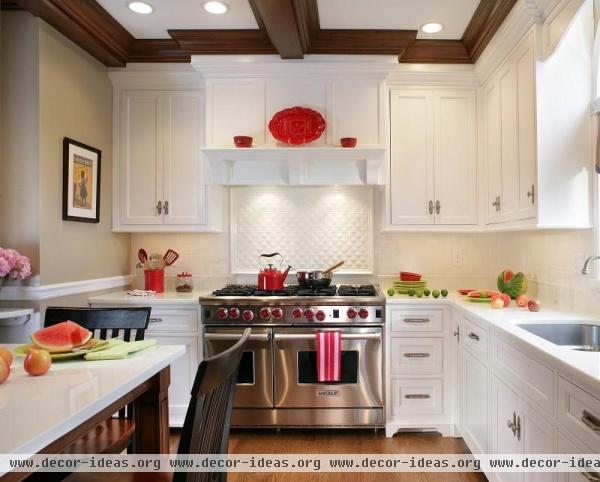 Light Transitional Kitchen by Rose Marie Carr