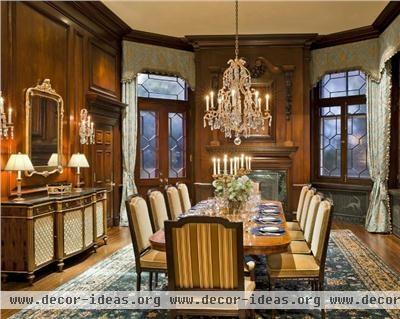 Formal Traditional Dining Room by Barbara Eberlein