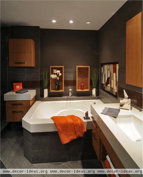 Relaxing Contemporary Bathroom by Annette Denham