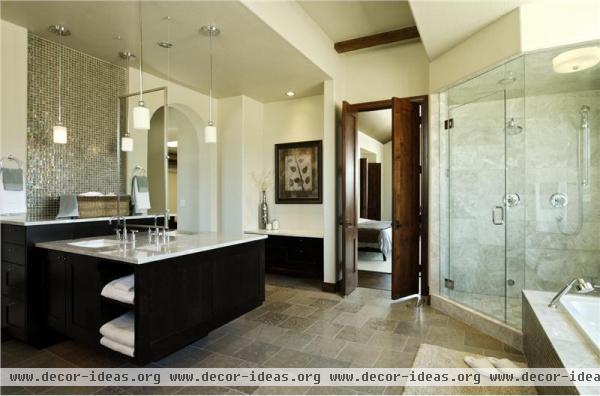 Elegant Contemporary Bathroom by Jennifer Jelinek