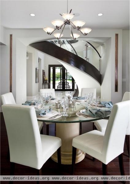 Elegant Contemporary Dining Room by Mark English