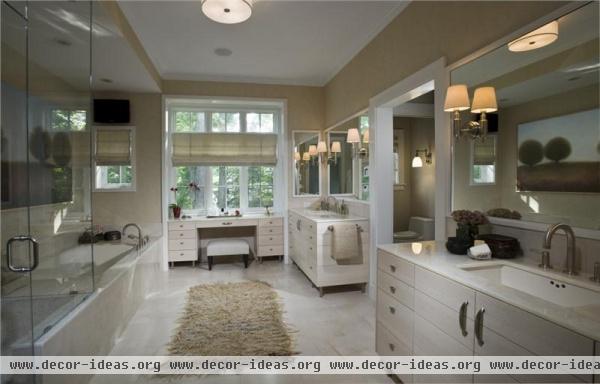 Light Contemporary Bathroom by Susan Fredman