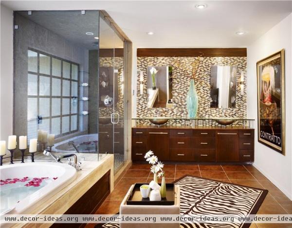 Elegant Contemporary Bathroom by Komal Sheth