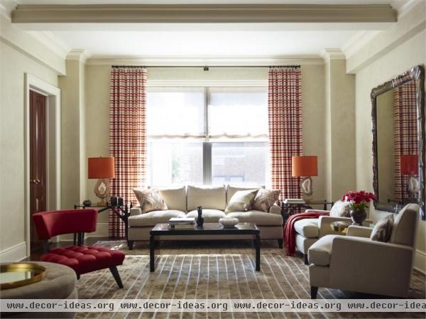 Homey Transitional Living Room by Gideon Mendelson