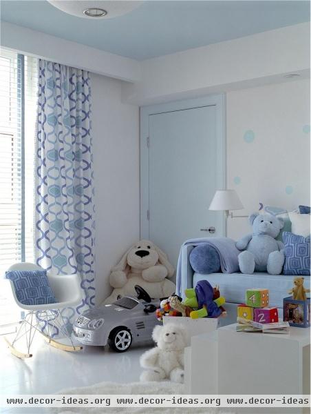 Casual Contemporary Kid's Room by Deborah Wecselman