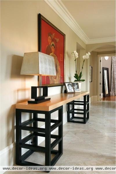 Classic Transitional Hallway by Michael Abrams