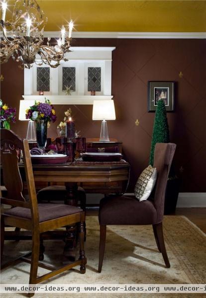 Formal Traditional Dining Room by Jane Lockhart