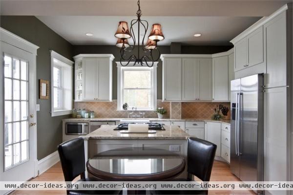 Cozy Transitional Kitchen by Emily Mackie