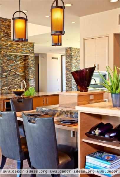 Open Contemporary Kitchen by Lori Carroll