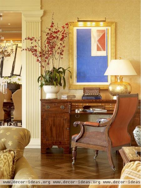 Elegant Traditional Living Room by Suzanne Tucker