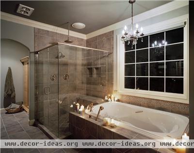 Romantic Traditional Bathroom by Amy  Conner-Murphy