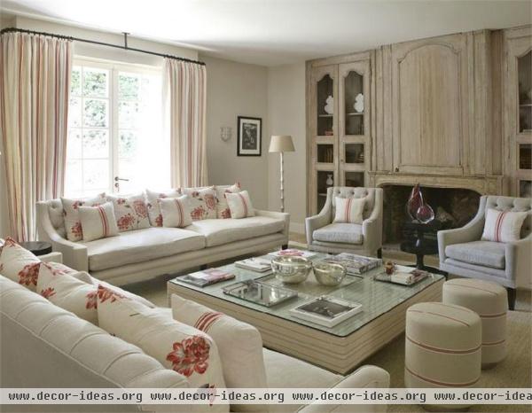 Light Traditional Living Room by Kelly Hoppen