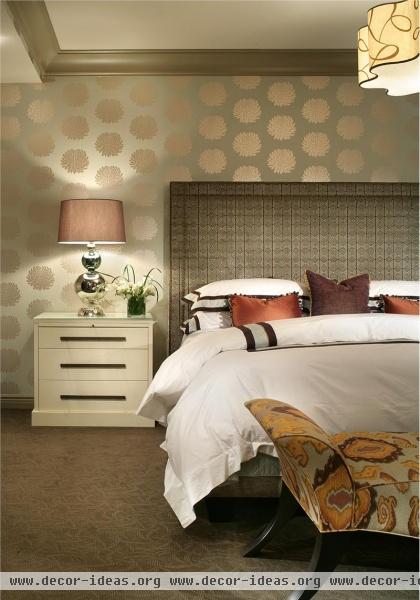 Elegant Contemporary Bedroom by Gail Shields-Miller