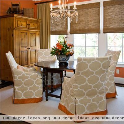 Casual Traditional Dining Room by Lorraine Vale